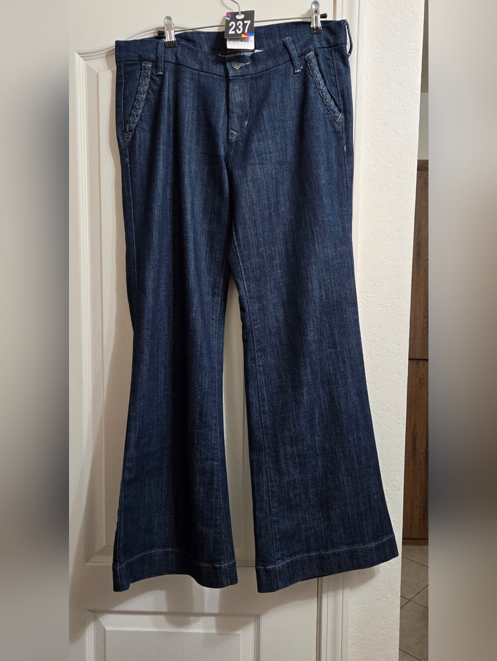 #237 Pre-Loved Old Navy The Diva Wide Leg Dark Denim